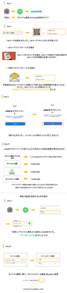 iponeの設定