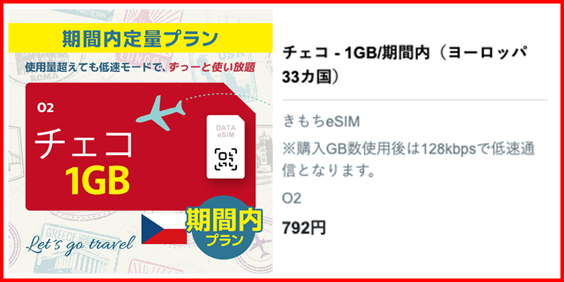 コスパ重視の1GBのeSIMプラン
