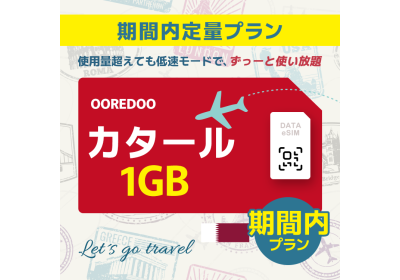 カタール - 1GB/期間内（中東 13カ国）